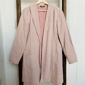 Eileen Fisher Long Linen Blazer